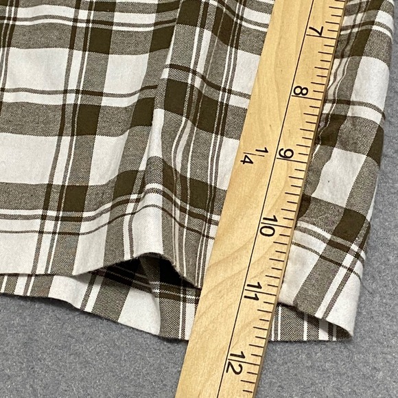 Lauren Active Ralph Lauren Womens Golf Set White Polo Brown Plaid Shorts XL 10 - Picture 10 of 12